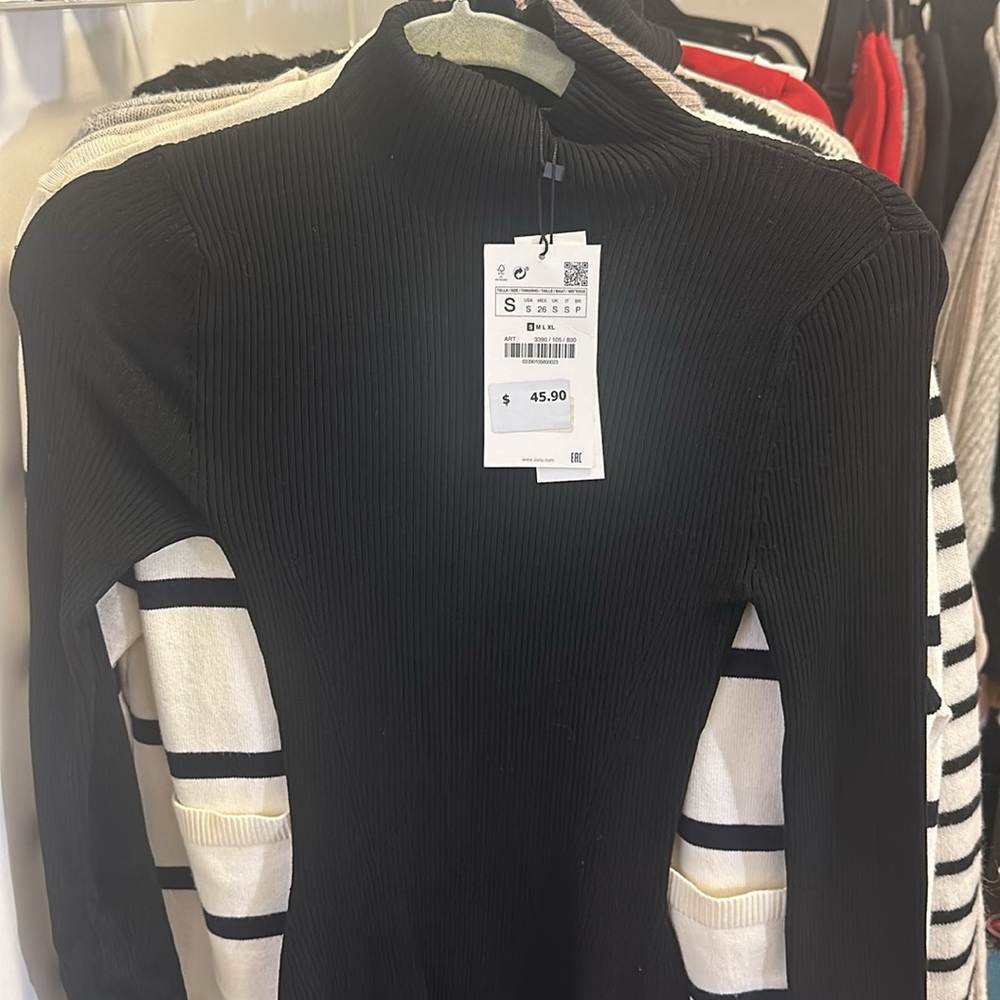 Brand NEW black Zara dress NWT